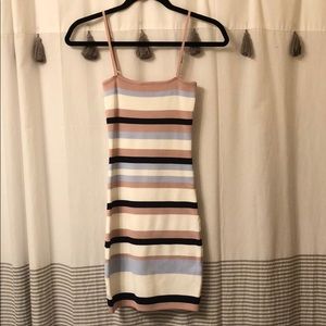 LF Striped Bodycon Dress